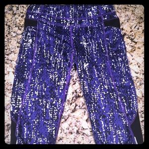Purple Athleta Relay Capris